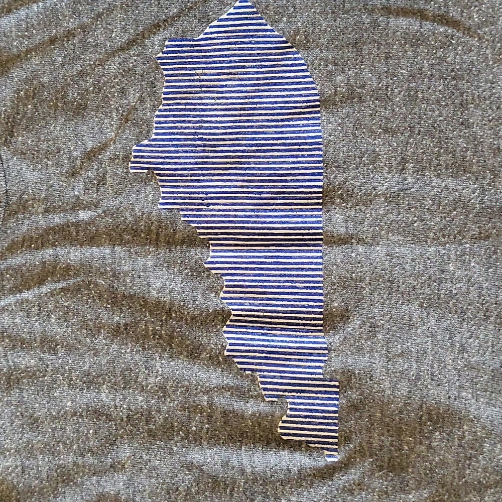 Kentucky state shape shirt